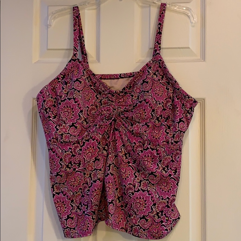 Lands’ End Tankini Top Sz 22W